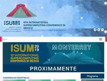 Tablet Screenshot of isum.mx